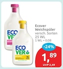 Weichspüler von Ecover für 1,89 € bei budni im Angebot Weichspüler von Ecover im aktuellen budni Prospekt