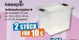 Aufbewahrungsbox im Angebot bei V-Markt in München Aufbewahrungsbox Angebote von keeepper bei V-Markt München für 10,00 €