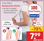 Rückenstütz-Gürtel Angebote von Vitalmaxx bei Netto Marken-Discount Lingen für 7,99 €