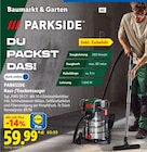 Nass-/Trockensauger im Angebot bei Lidl in Hemer Nass-/Trockensauger Angebote von PARKSIDE bei Lidl Hemer für 59,99 €