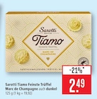 Tiamo Feinste Trüffel Marc de Champagne im Angebot bei Marktkauf in Esslingen Tiamo Feinste Trüffel Marc de Champagne Angebote von Sarotti bei Marktkauf Esslingen für 2,49 €