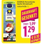Herzstücke Apfel Direktsaft Angebote von EDEKA bei EDEKA Lörrach für 1,29 €