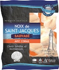 Noix de Saint-Jacques sauvage avec corail - HUBCO en promo chez Carrefour Issy-les-Moulineaux à 7,50 €