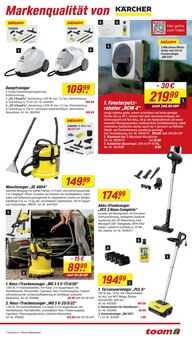 Dampfreiniger im aktuellen toom Baumarkt Prospekt (Karlsruhe) Dampfreiniger im toom Baumarkt Prospekt "Respekt, wer's selber macht." mit 18 Seiten (Karlsruhe)