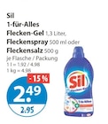 1-für-Alles Flecken-Gel im V-Markt Prospekt 1-für-Alles Flecken-Gel von Sil im aktuellen V-Markt Prospekt für 2,49 €
