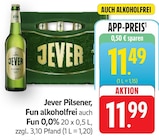 Aktuelle Jever Angebote bei EDEKA in Mannheim Aktuelles Pilsener Angebot bei EDEKA in Mannheim ab 11,49 €