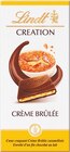 Tablette de Chocolat Création Lait Crème Brûlée - Lindt dans le catalogue Intermarché Super