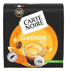 Dosettes café - Carte Noire en promo chez Colruyt Bron à 3,21 €