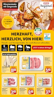 Schweinefleisch im REWE Prospekt "Dein Markt" mit 29 Seiten (Bottrop)