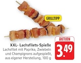 XXL-Lachsfilets-Spieße bei E center im Prospekt "" für 3,49 €
