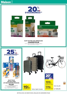Promotion Valise dans le prospectus Carrefour, valable du 03/02/2026 au 16/02/2026 Promo Valise dans le catalogue Carrefour du moment à la page 80