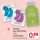 Eye Pad Mask im Rossmann Prospekt Eye Pad Mask von Yeauty im aktuellen Rossmann Prospekt für 0,88 €