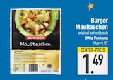 Burger im EDEKA Prospekt Maultaschen von Bürger im aktuellen EDEKA Prospekt für 1,49 €