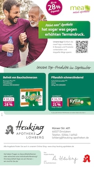 mea - meine apotheke Prospekt der Woche "Unsere September-Angebote" Seite 1, 01.09.2025 bis 30.09.2025 für Dinslaken Aktueller mea - meine apotheke Prospekt "Unsere September-Angebote" Seite 1 von 4 Seiten für Dinslaken