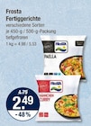 Fertiggerichte Paella Angebote von Frosta bei V-Markt München für 2,49 €