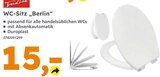 WC-Sitz Berlin im Angebot bei Globus-Baumarkt in Reutlingen WC-Sitz Berlin Angebote von TrendLine bei Globus-Baumarkt Reutlingen für 15,00 €