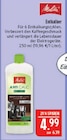 Entkalker im Angebot bei Marktkauf in Erlangen Entkalker Angebote von Melitta bei Marktkauf Erlangen für 4,99 €