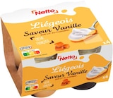 LIÉGEOIS SAVEUR VANILLE SUR LIT DE CARAMEL - NETTO - Netto à Tours LIÉGEOIS SAVEUR VANILLE SUR LIT DE CARAMEL - NETTO en promo chez Netto Tours à 0,99 €