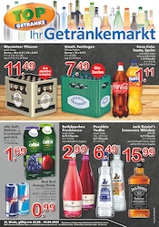 Red Bull im TOP Getränke Prospekt in Neuss Aktueller TOP Getränke Prospekt mit Red Bull, "Aktuelle Angebote", Seite 1