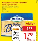 Feine Butter Angebote von Meggle bei Netto Marken-Discount Wetzlar für 1,79 €