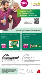 mea - meine apotheke Prospekt für Regensburg mit 4 Seiten mea - meine apotheke Prospekt für Regensburg: "Unsere September-Angebote", 4 Seiten, 01.09.2025 - 30.09.2025