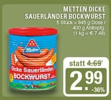 Dicke Sauerländer Bockwurst bei EDEKA im Haltern am See Prospekt für 2,99 €
