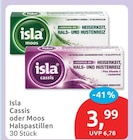 Cassis Halspastillen von isla für 3,99 € bei budni im Angebot Cassis Halspastillen von isla im aktuellen budni Prospekt