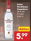 Doppelkorn Angebote von Echter Nordhäuser bei Netto Marken-Discount Saarbrücken für 5,99 €