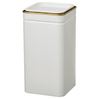 Aktuelle Kaffee Angebote bei IKEA in Augsburg Aktuelles Dose mit Deckel elfenbeinweiß/für Kaffee/Tee 10x10x20 cm Angebot bei IKEA in Augsburg ab 2,99 €