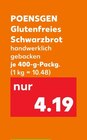 Aktuelles Glutenfreies Schwarzbrot Angebot bei Kaufland in Bochum ab 4,19 €