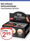 Mini-Zollstock Schlüsselanhänger im Angebot bei GLOBUS in Erfurt Mini-Zollstock Schlüsselanhänger Angebote bei GLOBUS Erfurt für 2,99 €