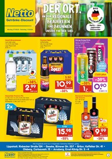 Energydrink im Netto Marken-Discount Prospekt "DER ORT, AN DEM DU IMMER AUSGEZEICHNETE PREISE FINDEST." mit 2 Seiten (Lippstadt)
