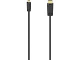074259 High Speed HDMI™-Kabel Stecker Typ A - D (Micro), Ethernet, 2 m, HDMI-Kabel, Schwarz von HAMA im aktuellen MediaMarkt Saturn Prospekt für 17,49 €