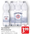 Mineralwasser im Angebot bei EDEKA in Heidelberg Mineralwasser Angebote von Gerolsteiner bei EDEKA Heidelberg für 3,99 €