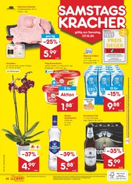 Wodka Angebot im aktuellen Netto Marken-Discount Prospekt auf Seite 62