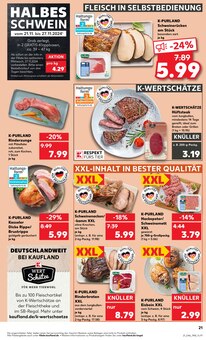 Steak im Kaufland Prospekt "KNÜLLER" mit 64 Seiten (Braunschweig)