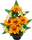 Bazarland Latour-Bas-Elne - Promo Vasque de dahlias et orchidées Promo Vasque de dahlias et orchidées à 9,99 € dans le catalogue Bazarland à Latour-Bas-Elne