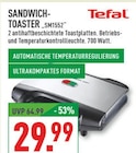 Sandwich-Toaster SM1552 Angebote von Tefal bei Marktkauf Rheda-Wiedenbrück für 29,99 €