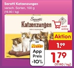 Katzenzungen von Sarotti für 1,79 € bei Netto Marken-Discount im Angebot Katzenzungen von Sarotti im aktuellen Netto Marken-Discount Prospekt