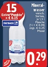 EDEKA - Mineralwasser Angebot im Prospekt Mineralwasser bei EDEKA im Prospekt "" für 0,29 €