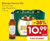 Premium Pils Angebote von Bitburger bei Netto Marken-Discount Borken für 10,99 €