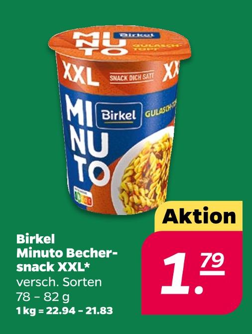 Minuto Bechersnack XXL