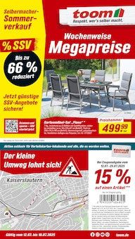 Aktueller toom Baumarkt Prospekt "Respekt, wer's selber macht." Seite 1 von 18 Seiten für Kaiserslautern