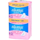 Serviette hygiénique Always Sensitive - Always en promo chez Action Serviette hygiénique Always Sensitive - Always dans le catalogue Action