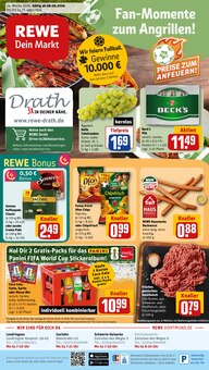 REWE Prospekt der Woche "Dein Markt" Seite 1, 08.06.2026 bis 13.06.2026 für Iserlohn Aktueller REWE Prospekt "Dein Markt" Seite 1 von 30 Seiten für Iserlohn