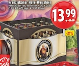 Hefe-Weissbier im Angebot bei EDEKA in Bergheim Hefe-Weissbier Angebote von Franziskaner bei EDEKA Bergheim für 13,99 €