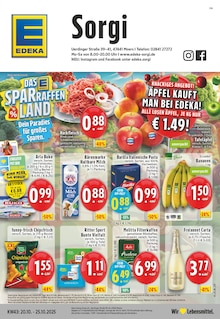 EDEKA Prospekt der Woche "Aktuelle Angebote" Seite 1, 20.10.2025 bis 25.10.2025 für Moers Aktueller EDEKA Prospekt "Aktuelle Angebote" Seite 1 von 24 Seiten für Moers