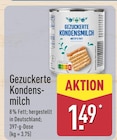 Gezuckerte Kondensmilch im aktuellen ALDI Nord Prospekt