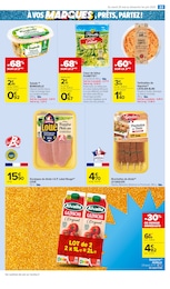 Prix et réduction Escalope De Dinde dans le prospectus Carrefour Market en cours Offre Escalope De Dinde dans le catalogue Carrefour Market du moment à la page 37