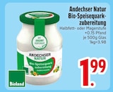 Bio-Speisequark-zubereitung Angebote von Andechser Natur bei EDEKA Ravensburg für 1,99 €
